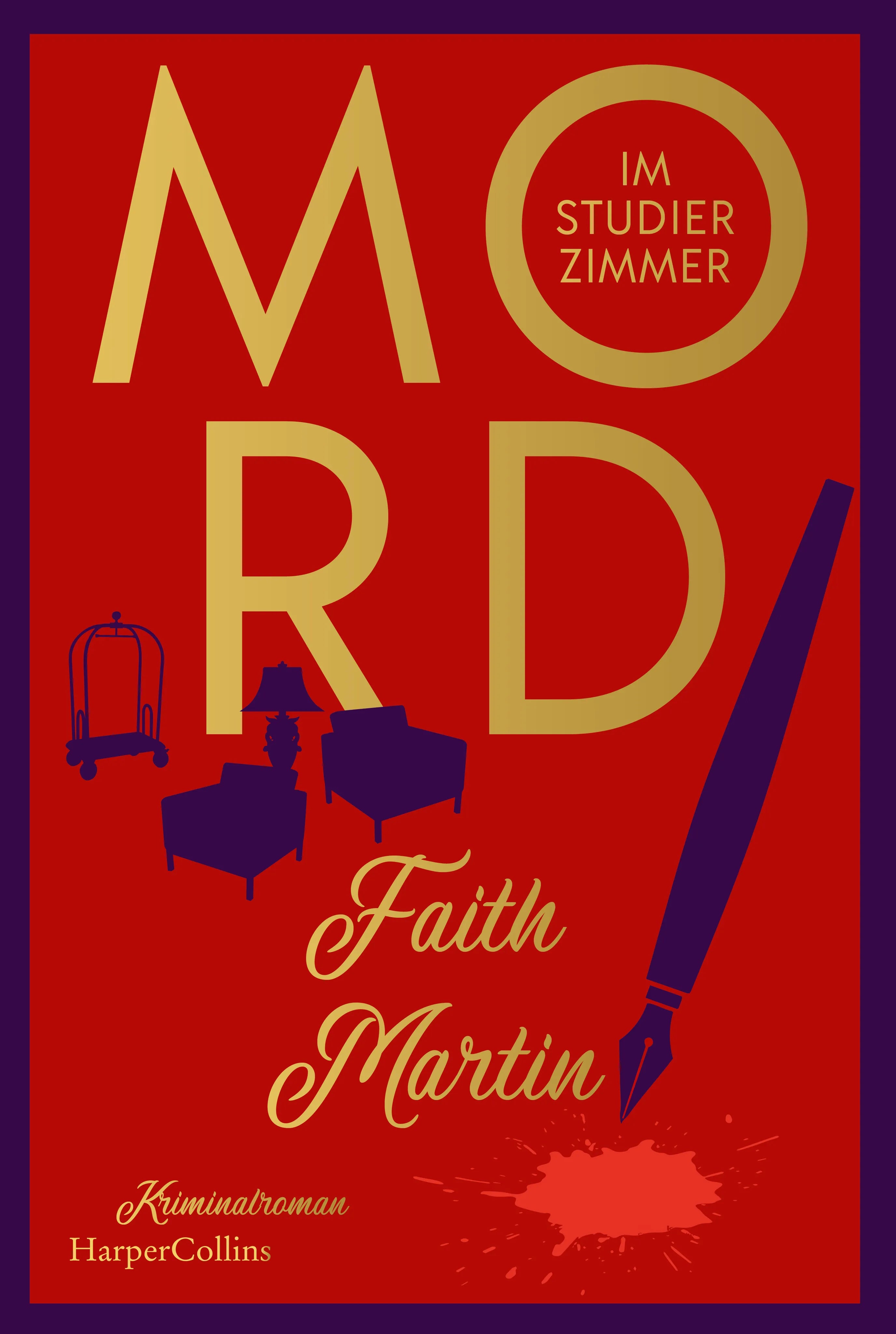Buchcover von 'Mord im Studierzimmer' - Taschenbuch von Faith Martin