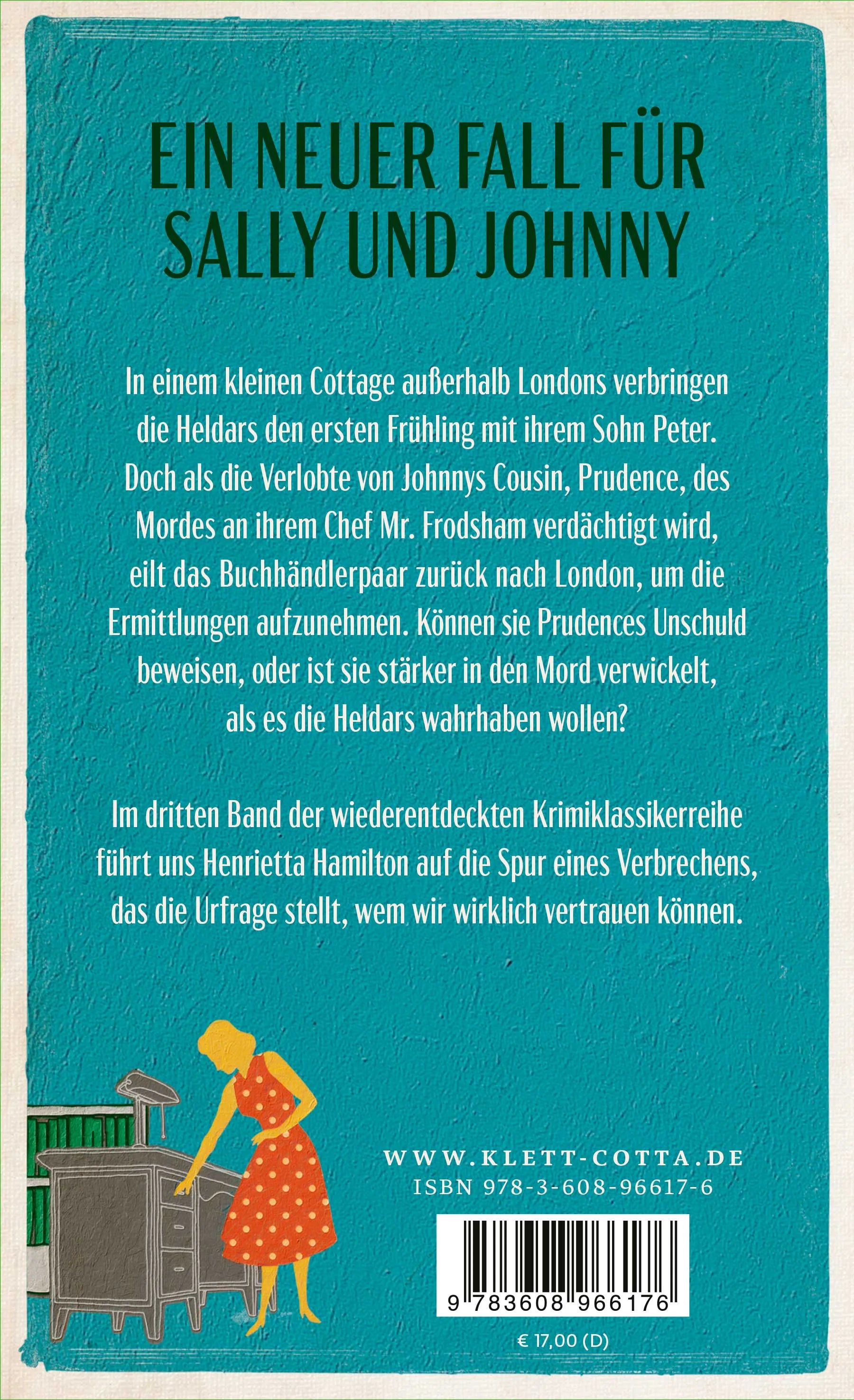 Buchrückseite von 'Mord in der Willow Street' mit Klappentext - Paperback