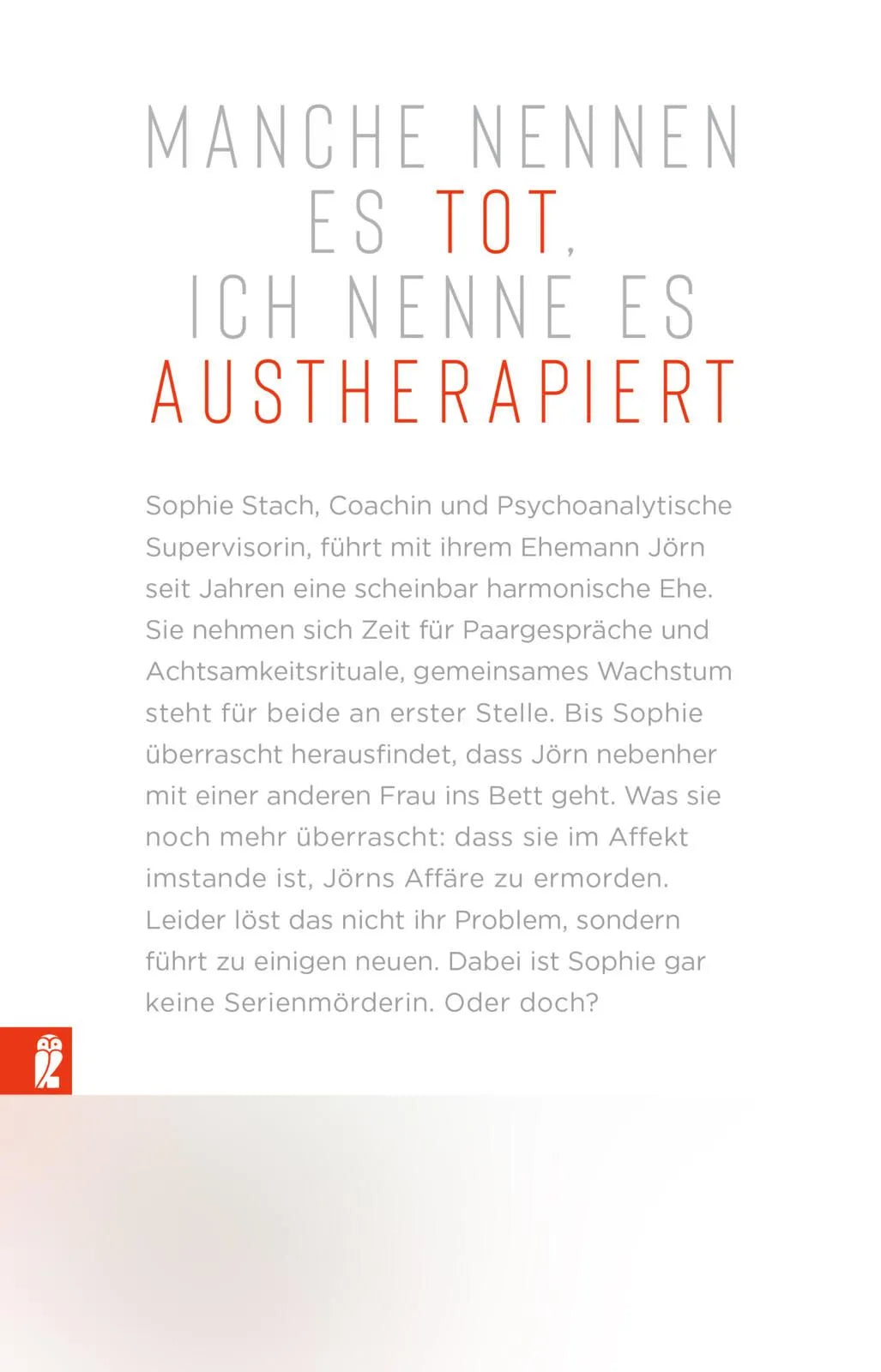 Rückseite: Mordscoach (Taschenbuch)