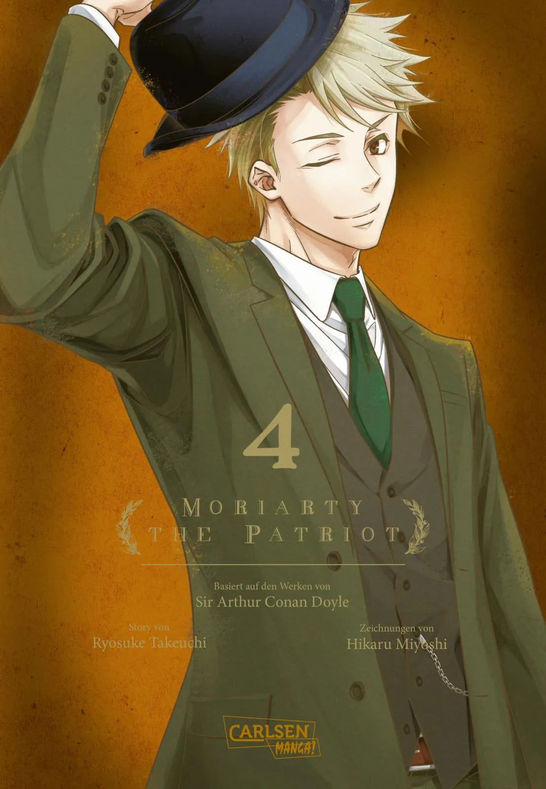 Buchcover von 'Moriarty the Patriot 4' - Taschenbuch von Ryosuke Takeuchi [doppelt, nicht verwenden]