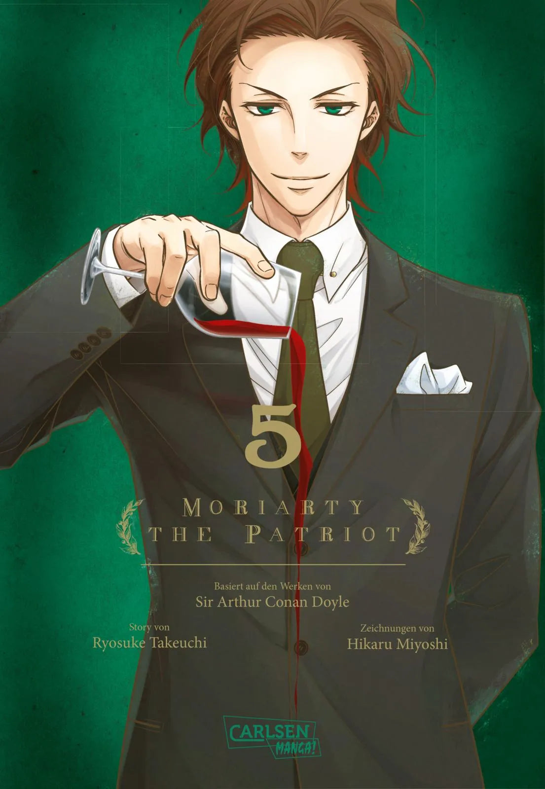 Buchcover von 'Moriarty the Patriot 5' - Taschenbuch von Ryosuke Takeuchi [doppelt, nicht verwenden]