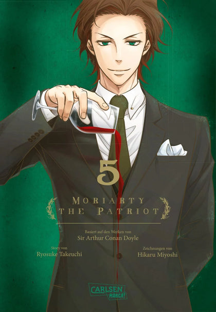 Buchcover von 'Moriarty the Patriot 5' - Taschenbuch von Ryosuke Takeuchi [doppelt, nicht verwenden]