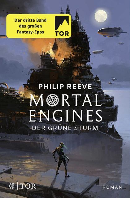 Buchcover von 'Mortal Engines - Der Grüne Sturm' - Taschenbuch von Philip Reeve