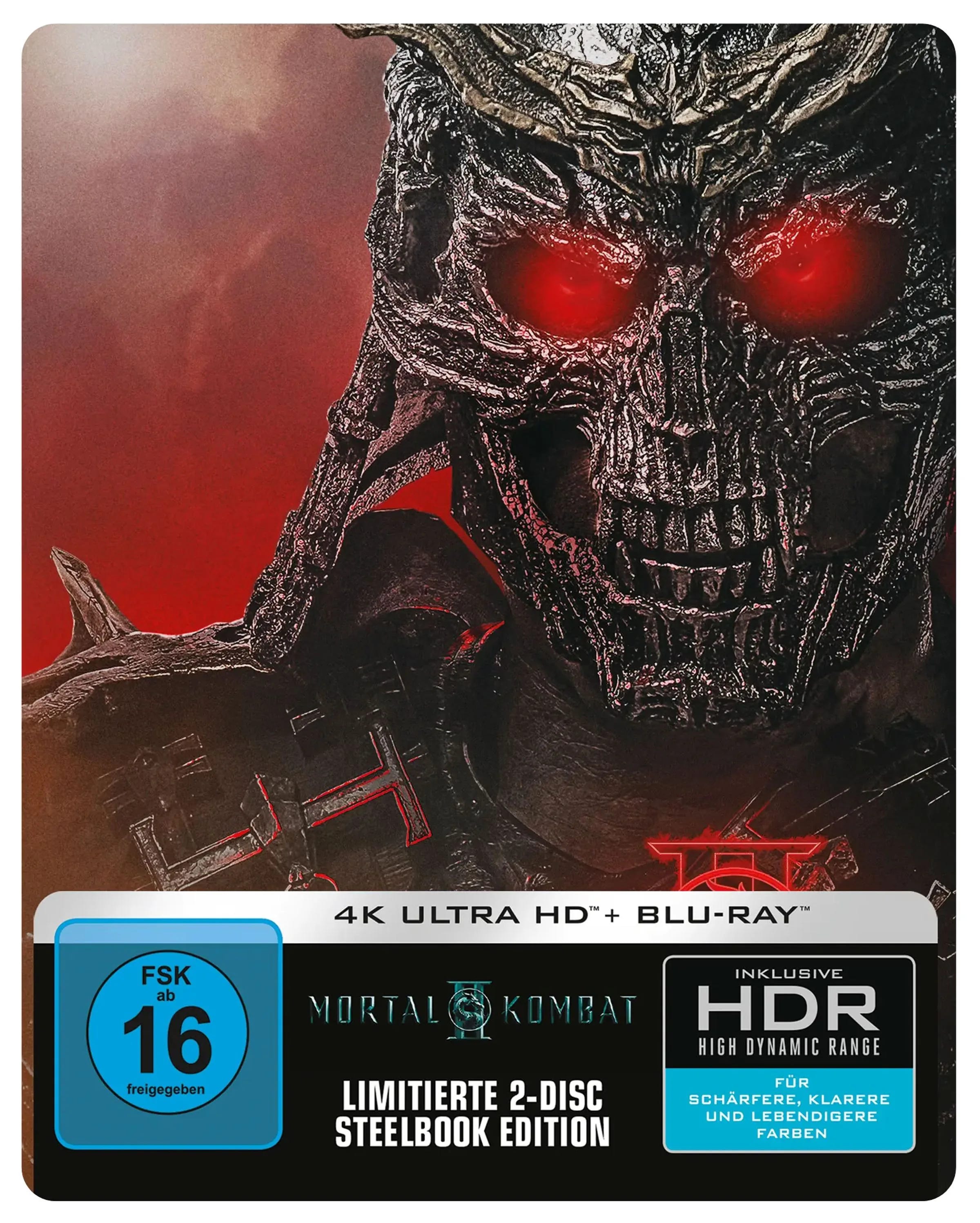 4K UHD Blu-ray-Cover: Mortal Kombat II. Regie: Simon McQuoid