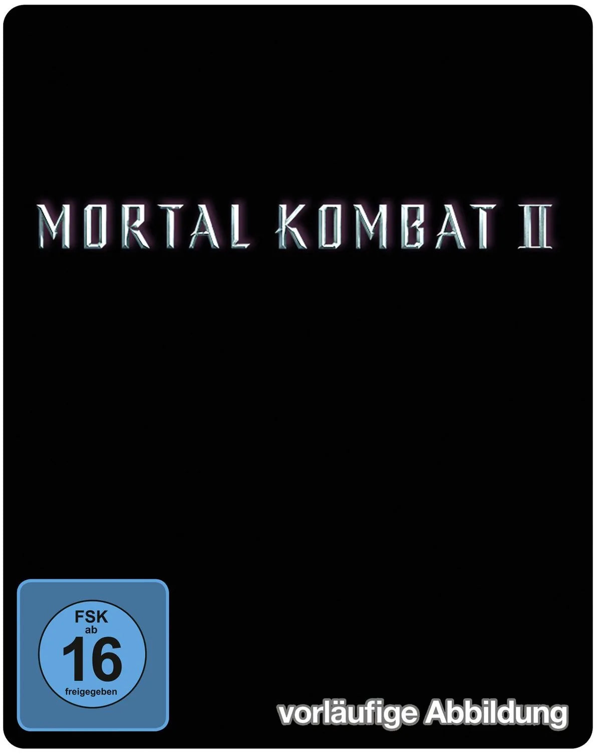 4K UHD Blu-ray-Cover: Mortal Kombat II. Regie: Simon McQuoid. Vorläufiges Cover - Platzhalterbild