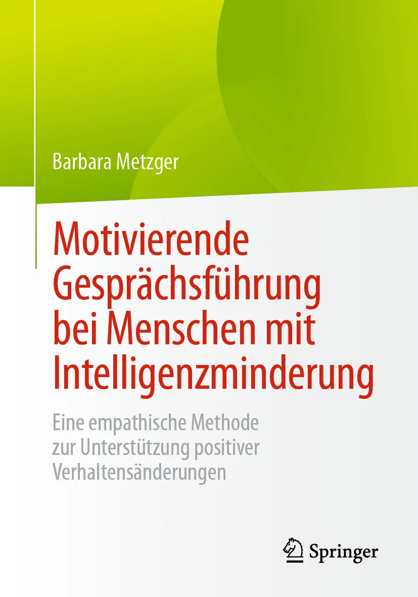 Cover: Motivierende Gesprächsführung bei Menschen mit Intelligenzminderung (E-Book) von Barbara Metzger