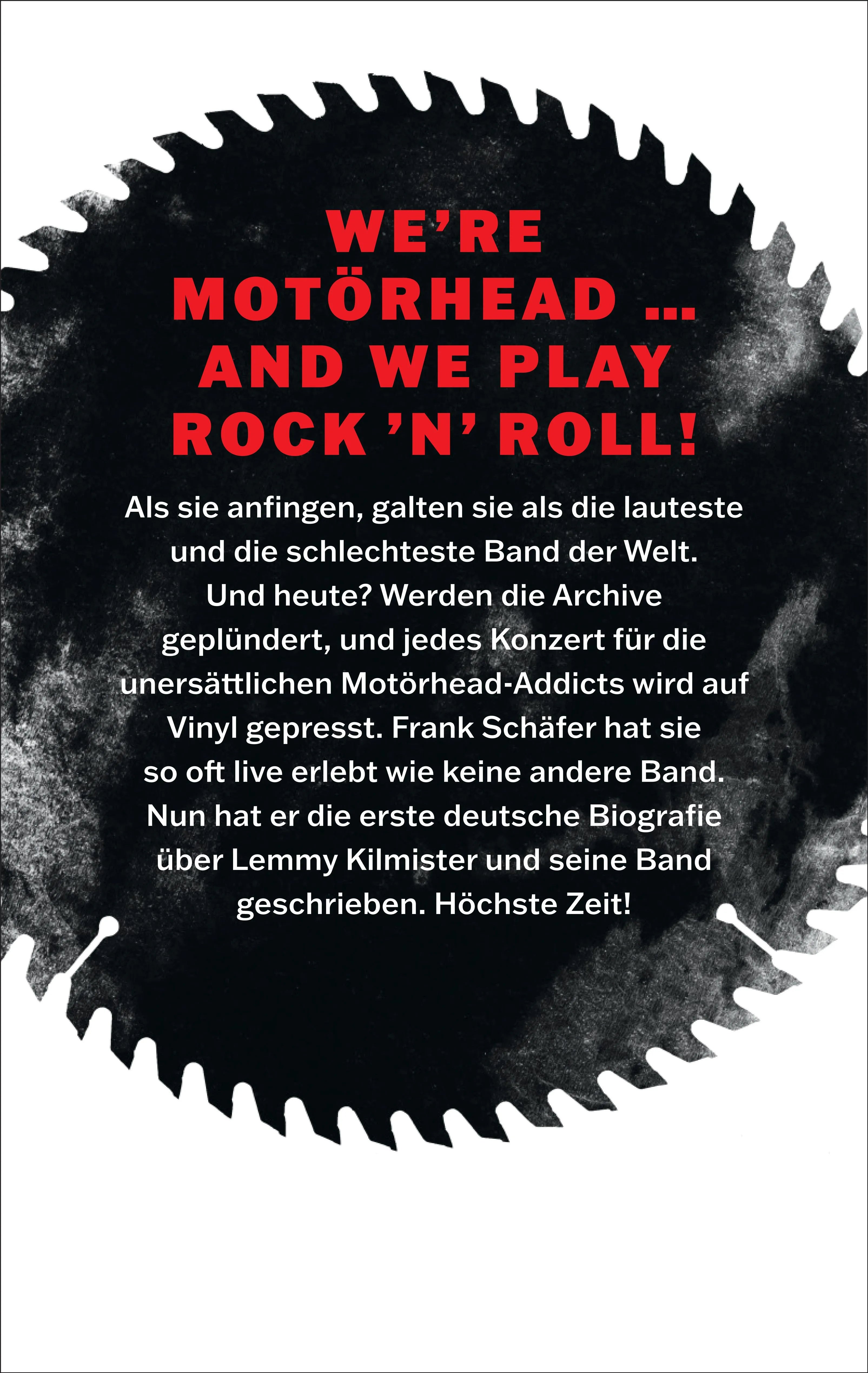 Rückseite: Motörhead - die lauteste Band der Welt (Paperback)