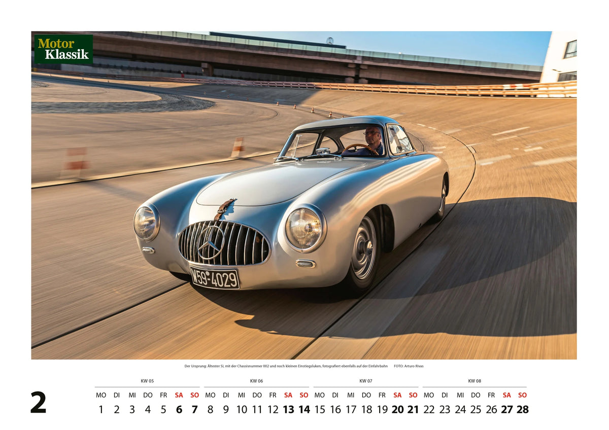 Motor Klassik Kalender 2027 – Ansicht