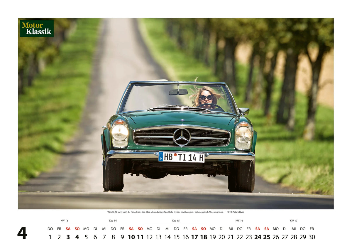 Motor Klassik Kalender 2027 – Ansicht