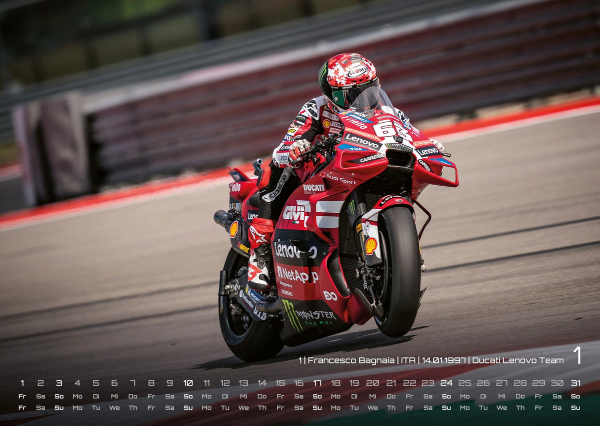 Motorrad Grand Prix 2027 - Kalender | MotoGP DIN A2 – Ansicht