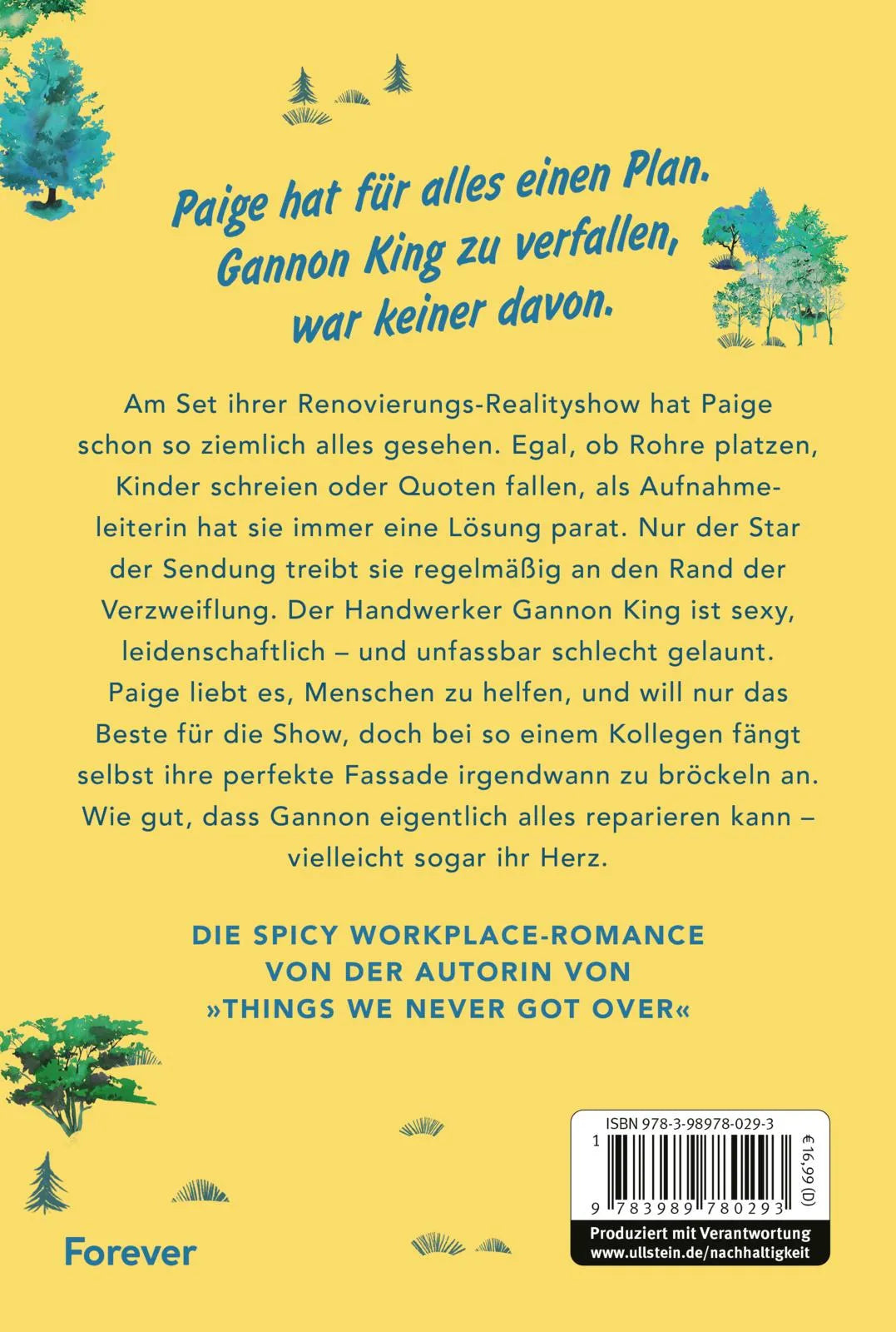 Buchrückseite von 'Mr. Fixer Upper' mit Klappentext - Paperback