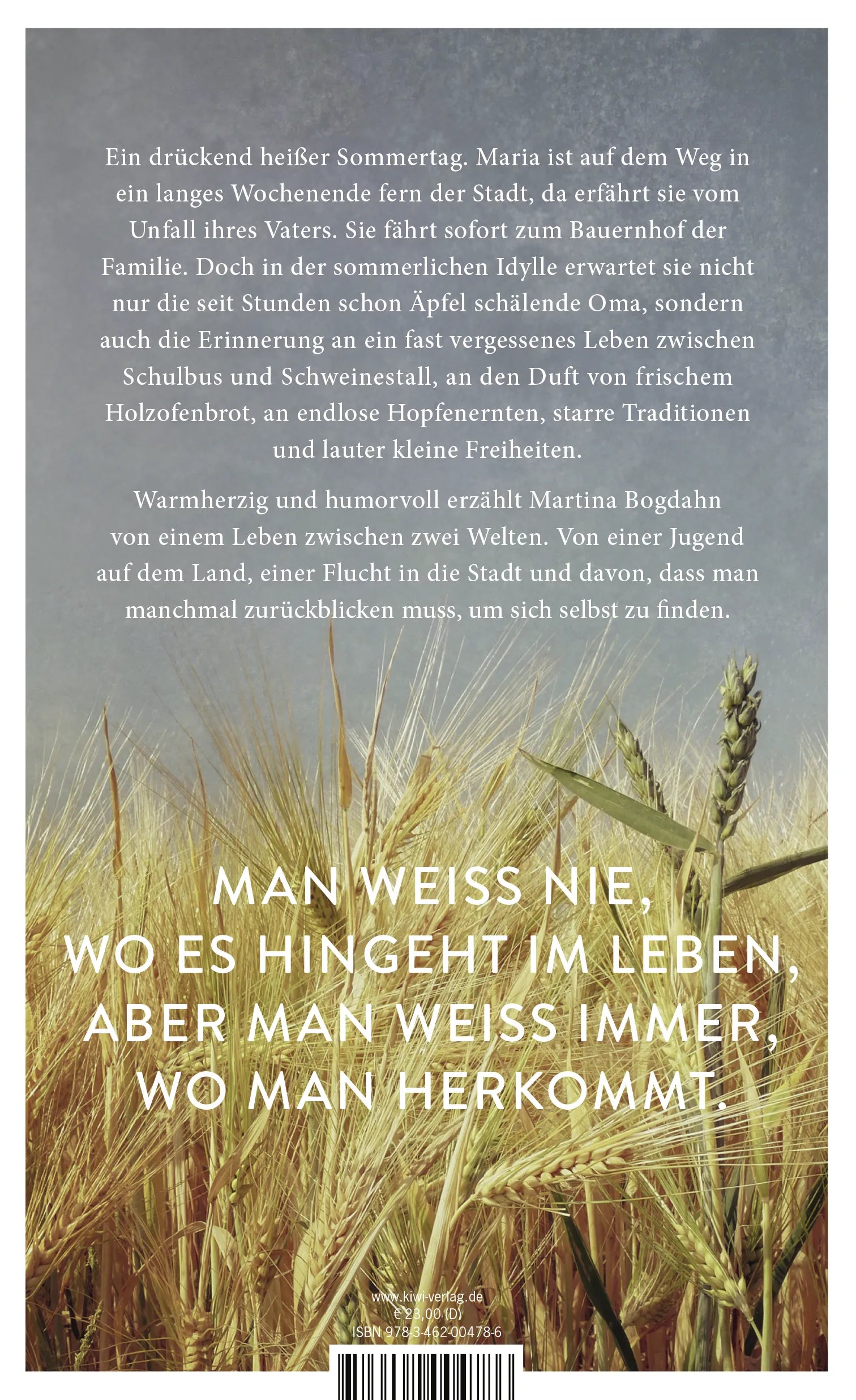 Rückseite: Mühlensommer (Hardcover)