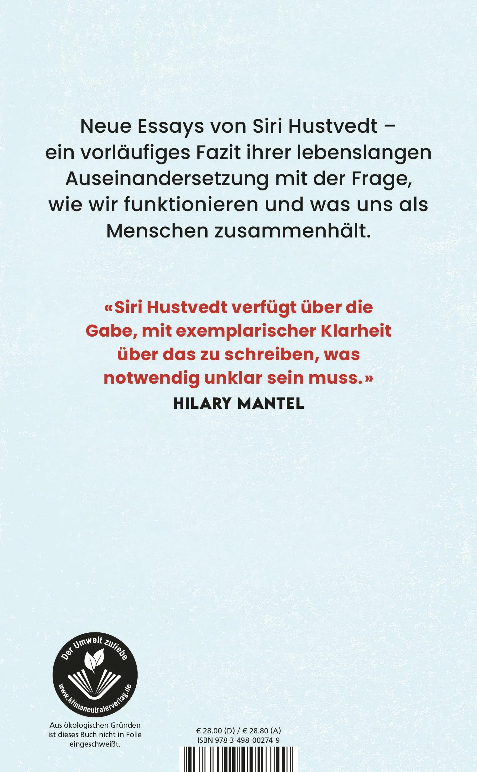 Buchrückseite von 'Mütter, Väter und Täter' mit Klappentext - Gebundene Ausgabe