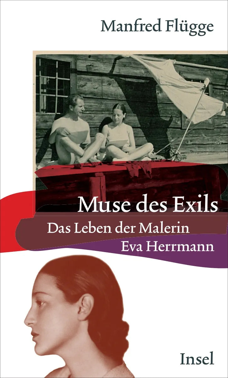 Buchcover von 'Muse des Exils' - Gebundene Ausgabe von Manfred Flügge