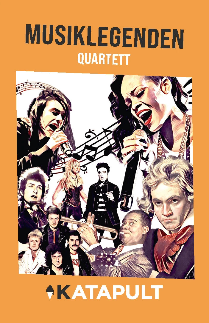 Kartenspiel: Quartett Musiklegenden