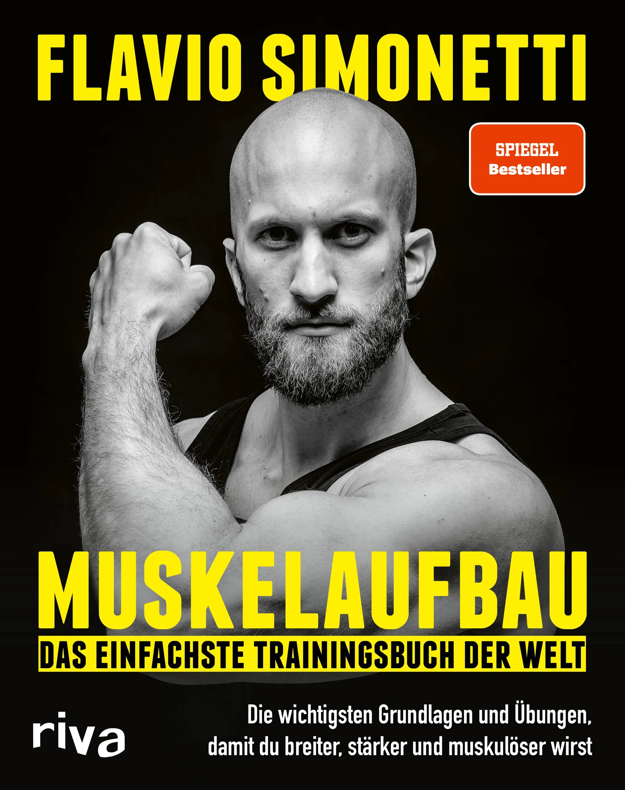 Buchcover von 'Muskelaufbau – Das einfachste Trainingsbuch der Welt' - Taschenbuch von Flavio Simonetti