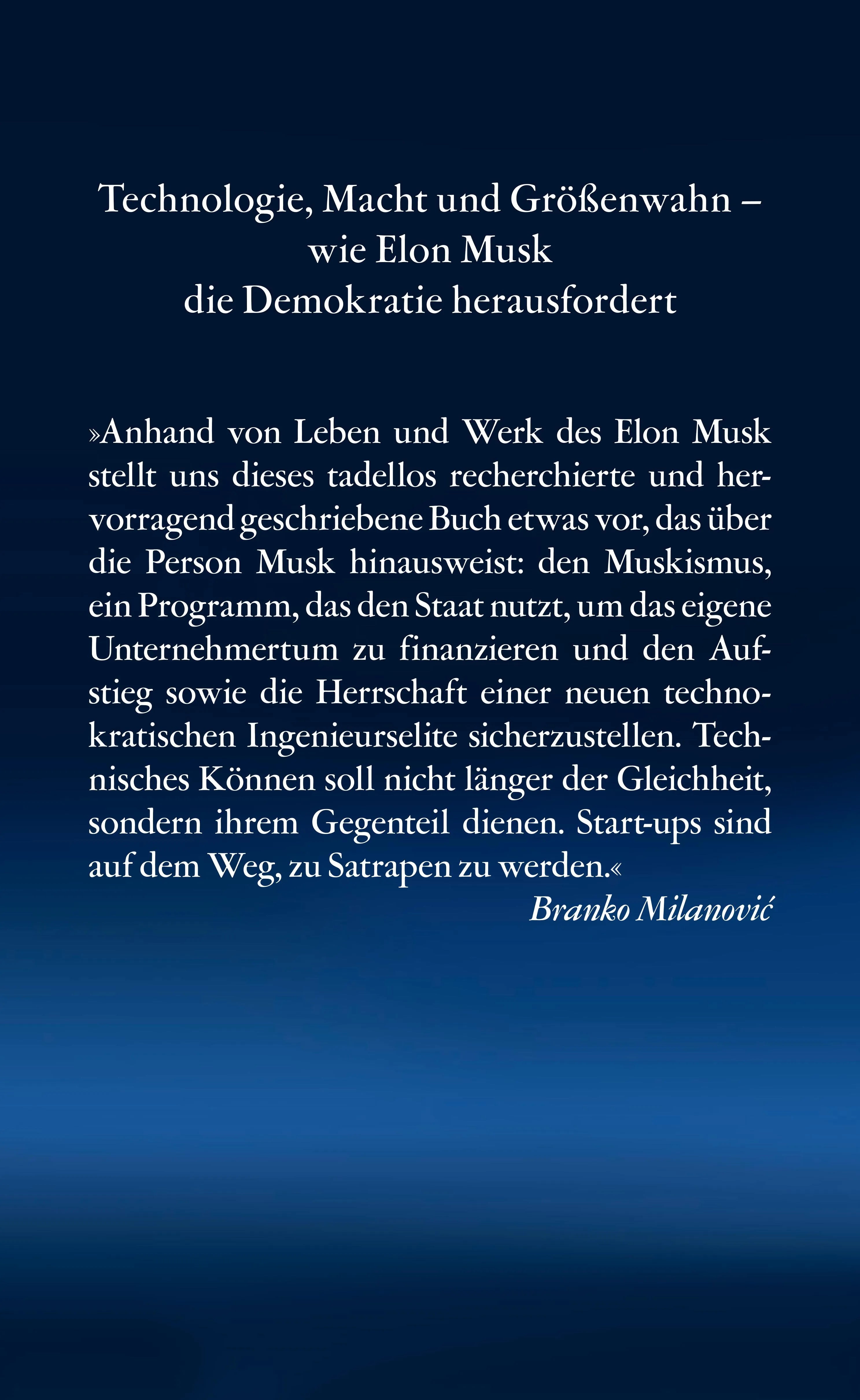 Rückseite: Muskismus (Paperback)