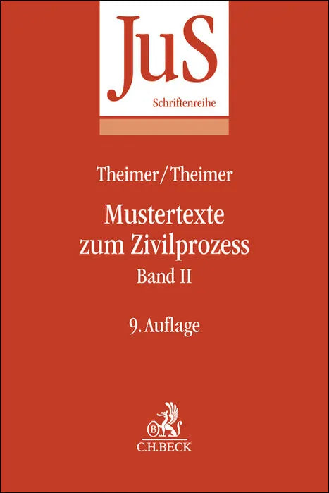 Mustertexte zum Zivilprozess Band II: Besondere Verfahren erster und zweiter Instanz, Relationstechnik