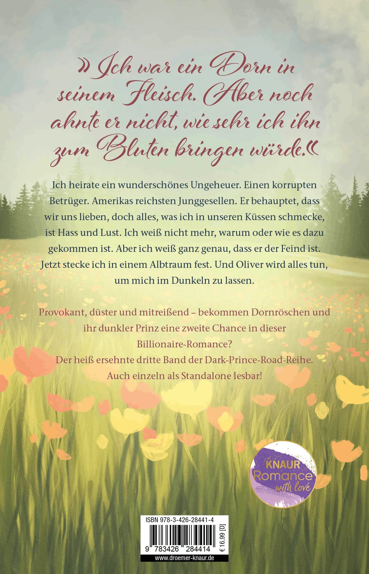 Rückseite: My Dark Prince (Paperback)