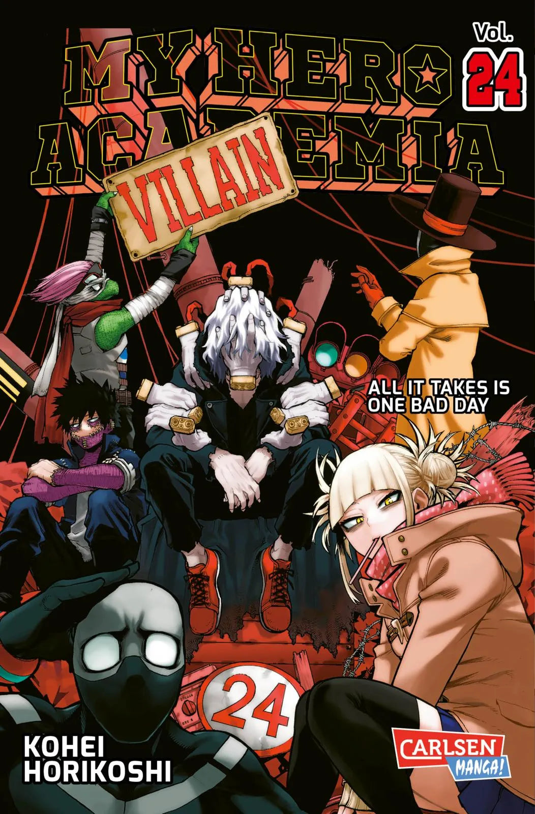 Buchcover von 'My Hero Academia 24' - Taschenbuch von Kohei Horikoshi