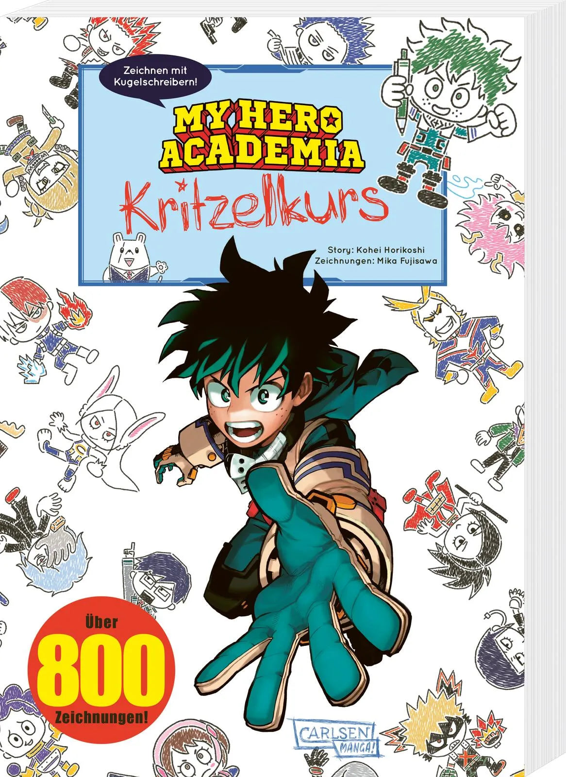 Buchcover von 'My Hero Academia Kritzelkurs' - Taschenbuch von Kohei Horikoshi
