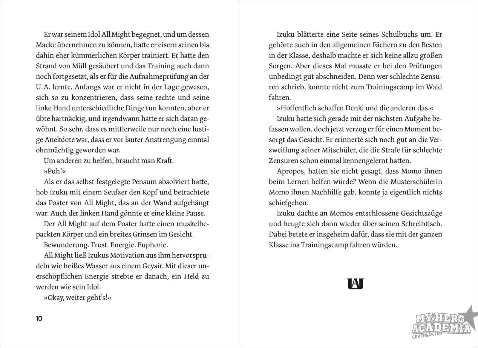 Detailansicht: My Hero Academia Nippon Novel 2: My Hero Academia Novel 2 - Trainingscamp im Wald: Verstecktes Level (Taschenbuch)