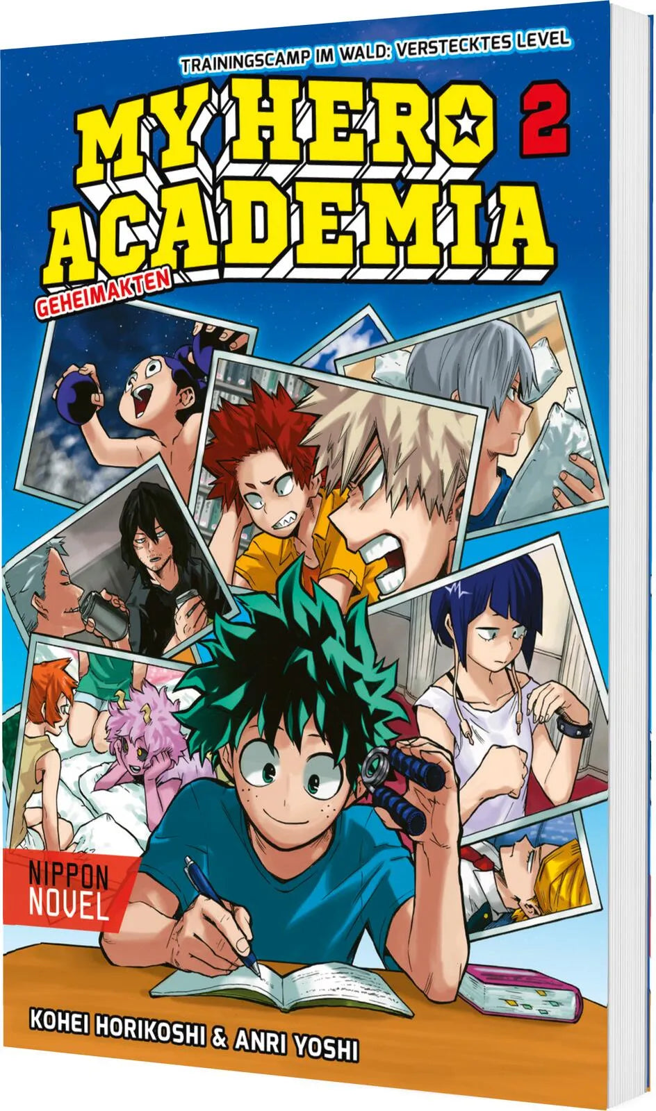 Cover: My Hero Academia Nippon Novel 2: My Hero Academia Novel 2 - Trainingscamp im Wald: Verstecktes Level (Taschenbuch) von Anri Yoshi