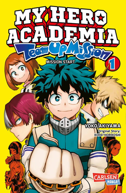 Buchcover von 'My Hero Academia - Team Up Mission 1' - Taschenbuch von Kohei Horikoshi