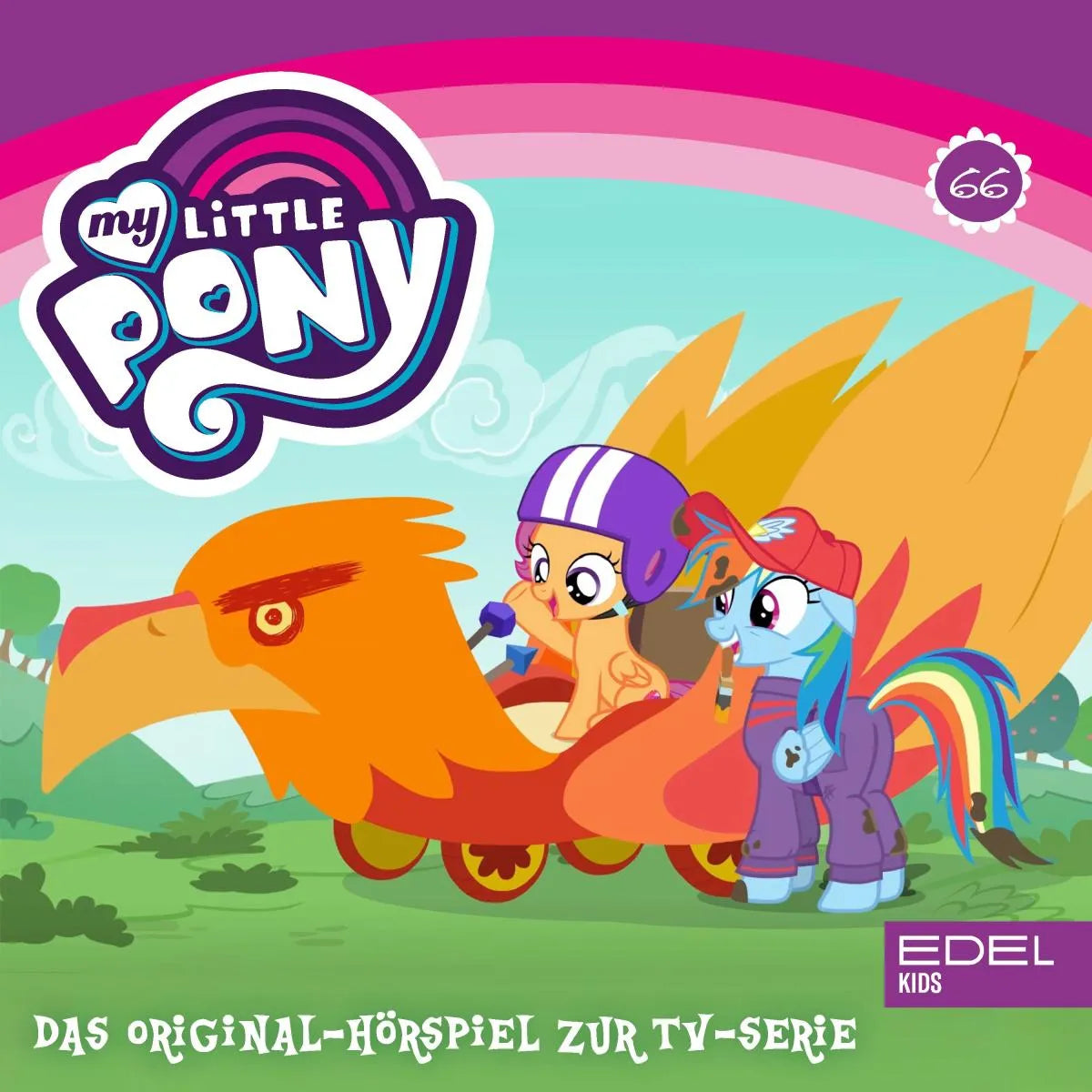 Cover: My little Pony, Folge 66: Das Applewood Derby / Scherzkekse (Hörbuch Download) von Tanja Schmitz