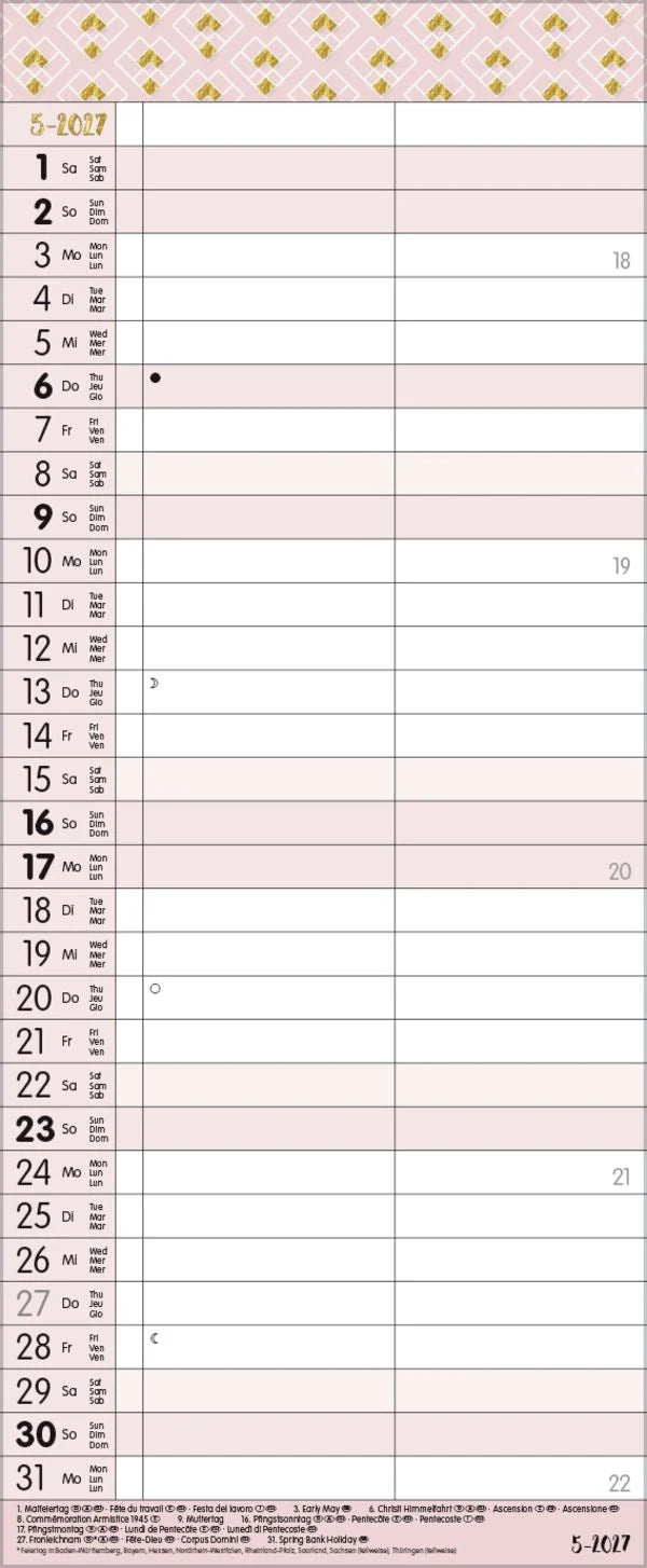 My Timer - Glamour your Time 2027 – Ansicht