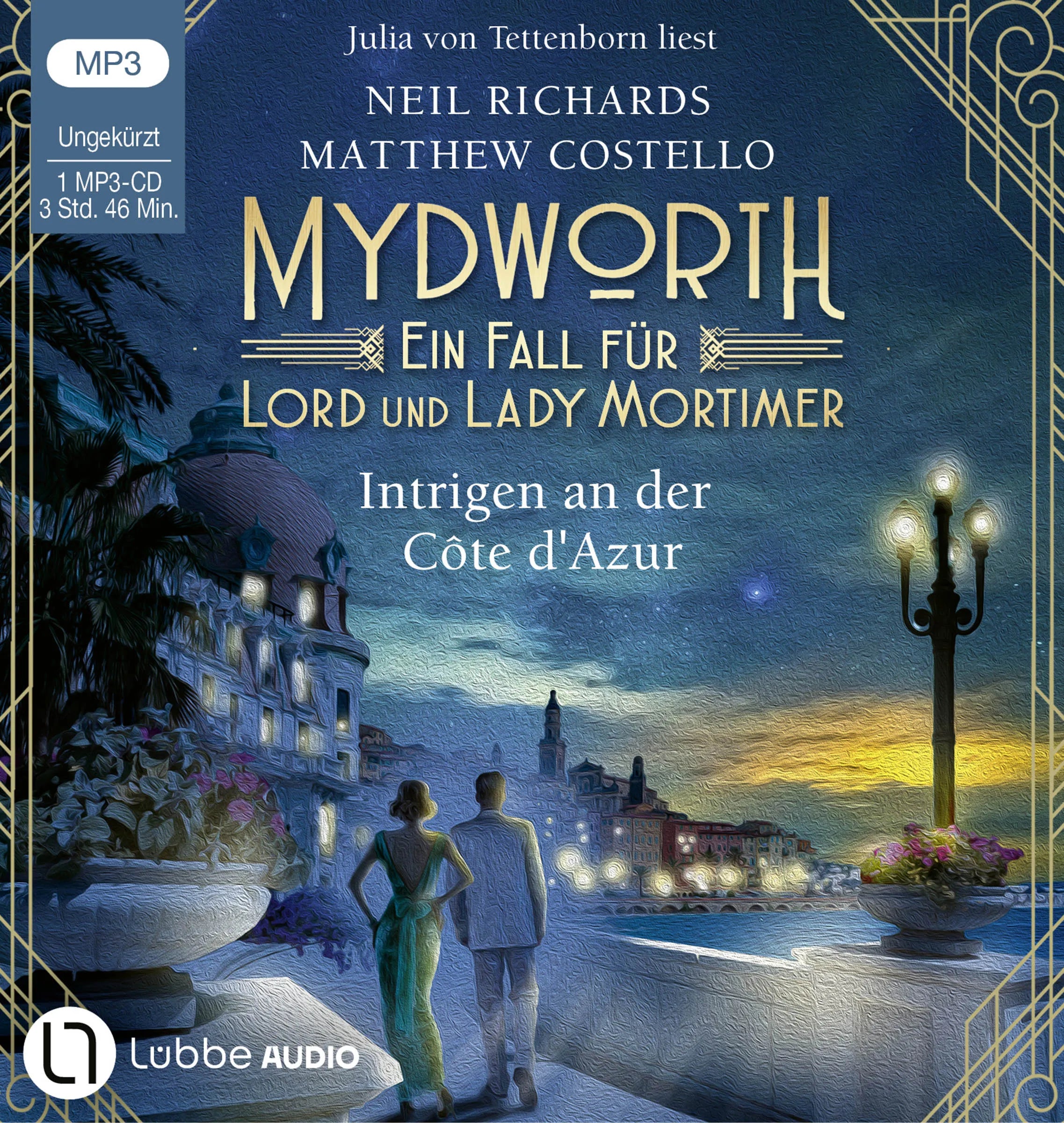 Buchcover von 'Mydworth - Intrigen an der Côte d'Azur' - Hörbuch (CD) von Matthew Costello