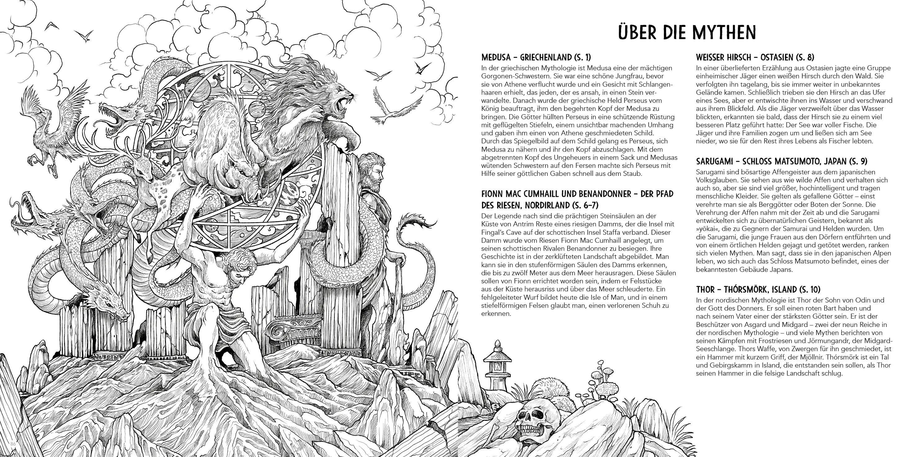 Innenansicht von 'Mythische Welt' - Taschenbuch