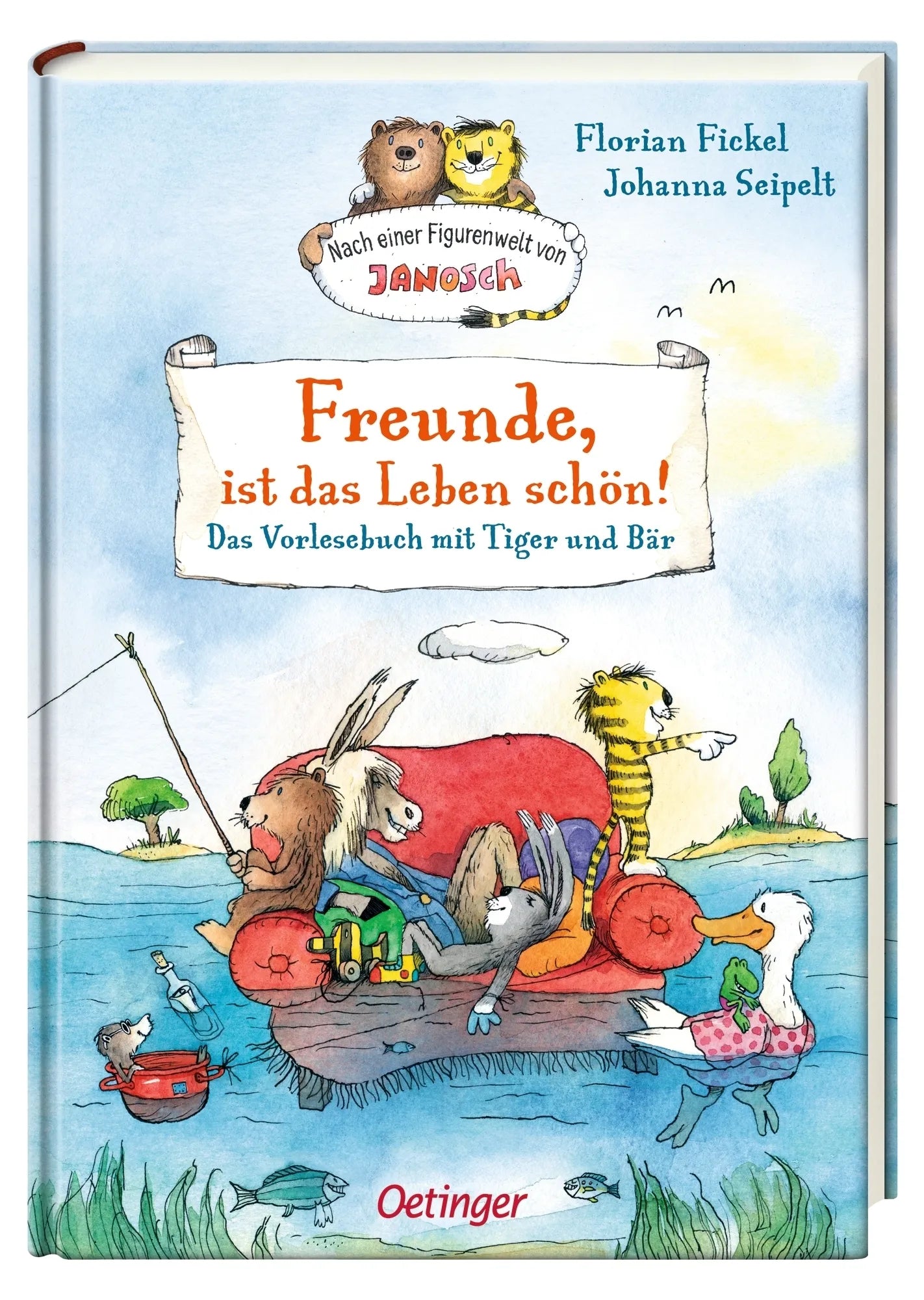Detailansicht: Nach einer Figurenwelt von Janosch. Freunde, ist das Leben schön! (Hardcover)