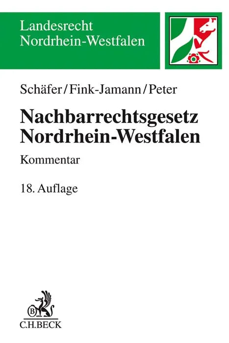 Buchcover von 'Nachbarrechtsgesetz Nordrhein-Westfalen. NachbG NRW' - Gebundene Ausgabe von Heinrich Schäfer