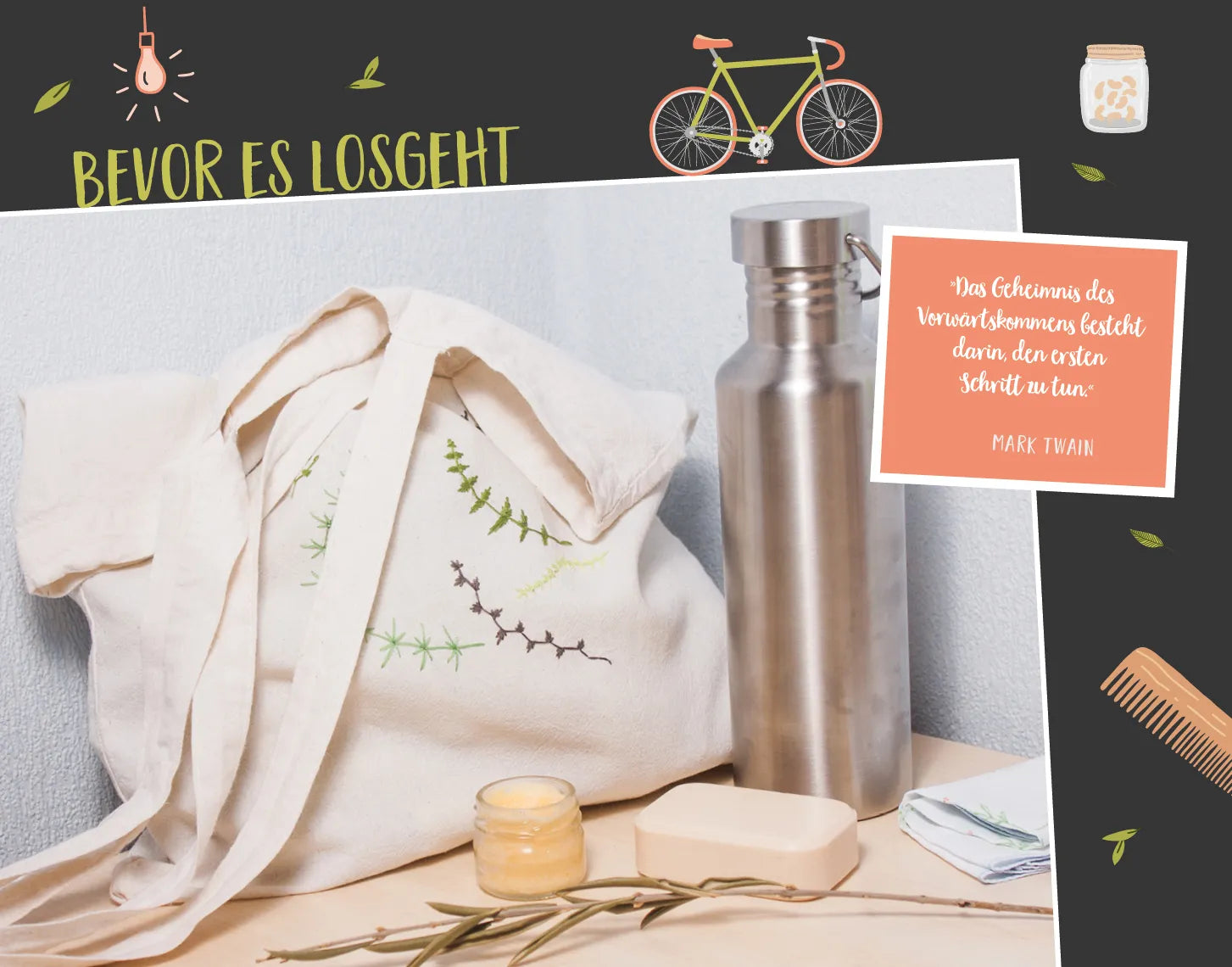 Innenansicht von 'Nachhaltig leben – Die Challenge' - Taschenbuch