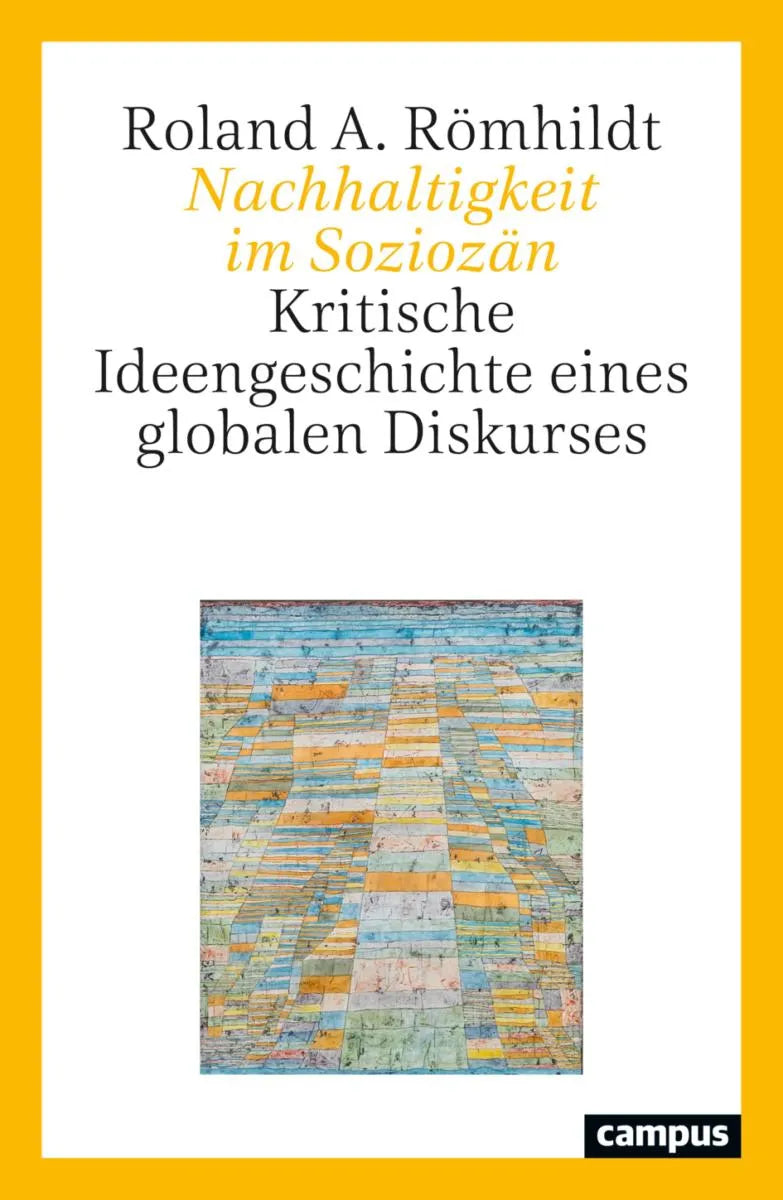 Cover: Nachhaltigkeit im Soziozän (E-Book) von Roland A. Römhildt
