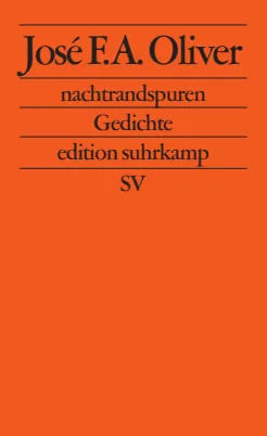 Buchcover von 'nachtrandspuren' - Taschenbuch von José F. A. Oliver