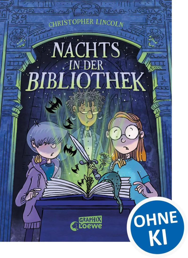 Nachts in der Bibliothek