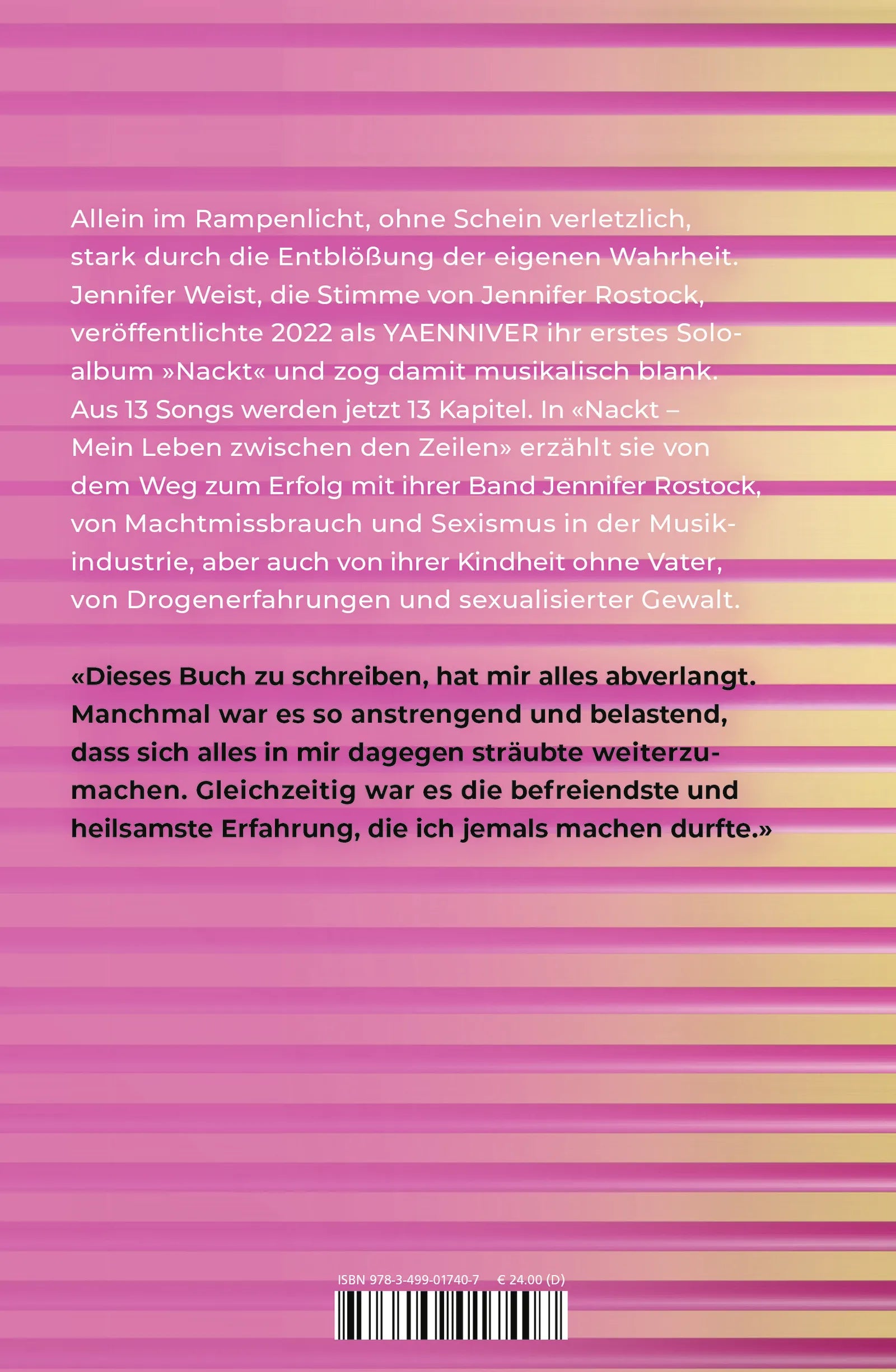 Rückseite: Nackt (Hardcover)