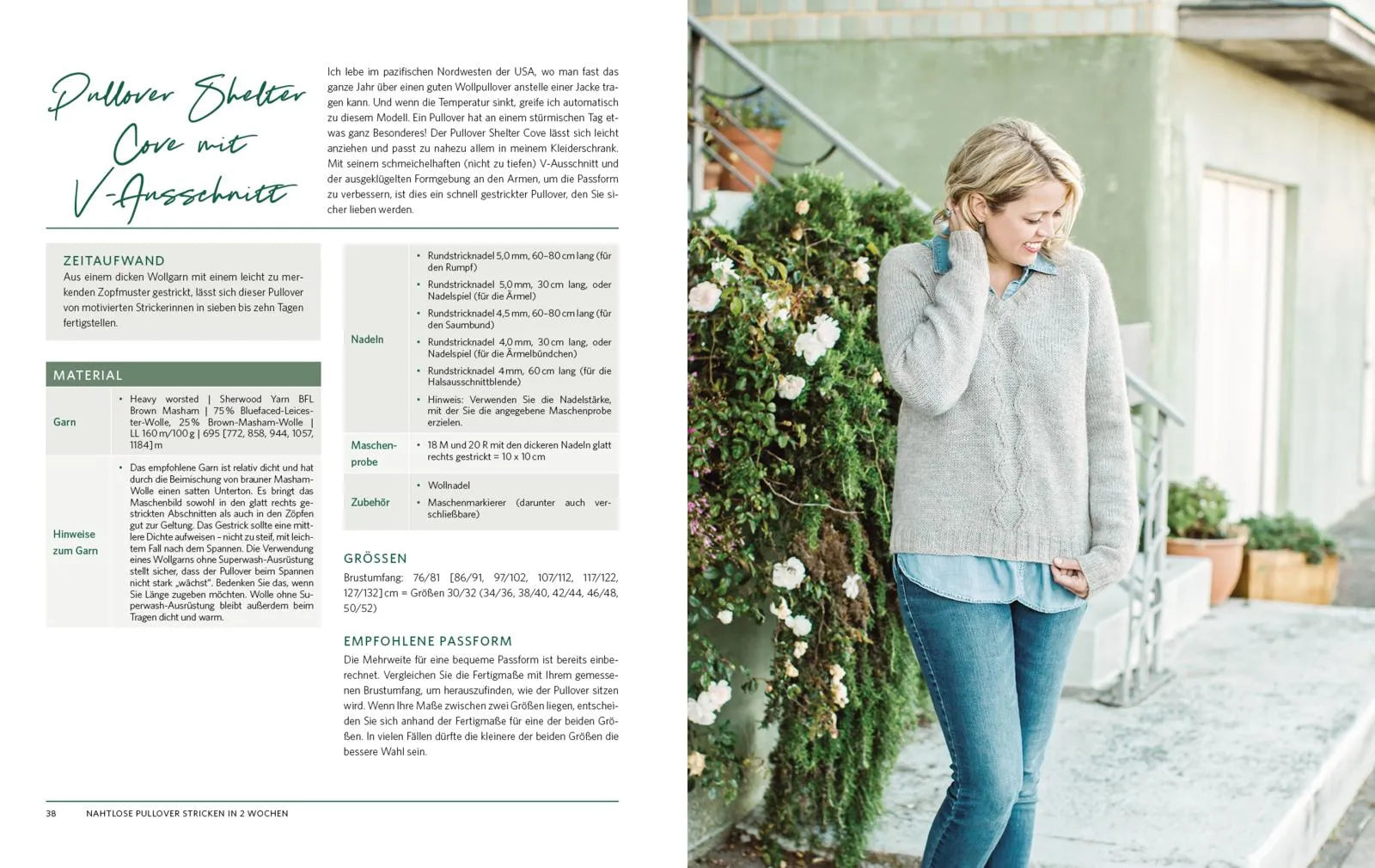 Innenansicht von 'Nahtlose Pullover stricken in 2 Wochen' - Taschenbuch