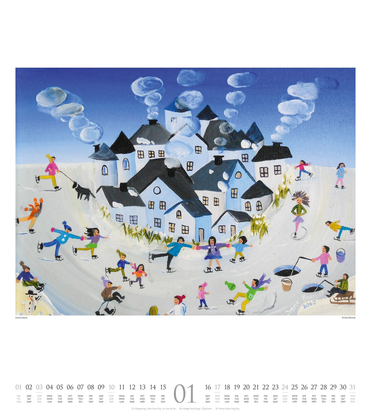 Naive Malerei Kalender 2027 – Ansicht