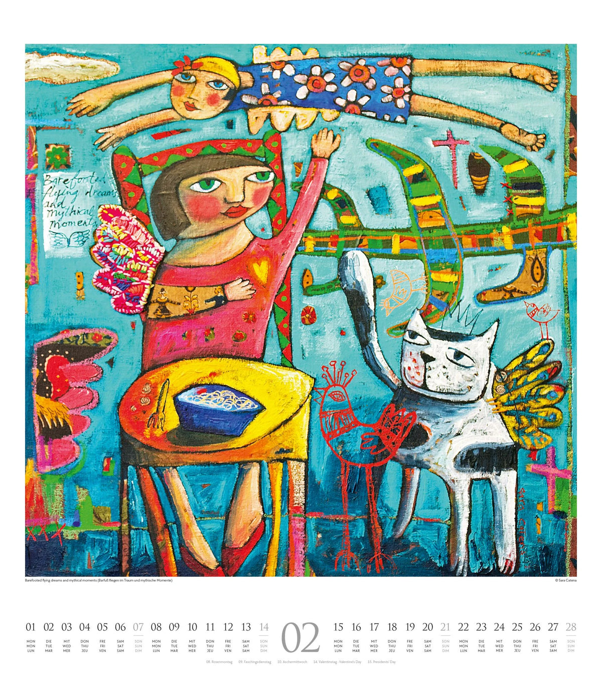 Naive Malerei Kalender 2027 – Ansicht