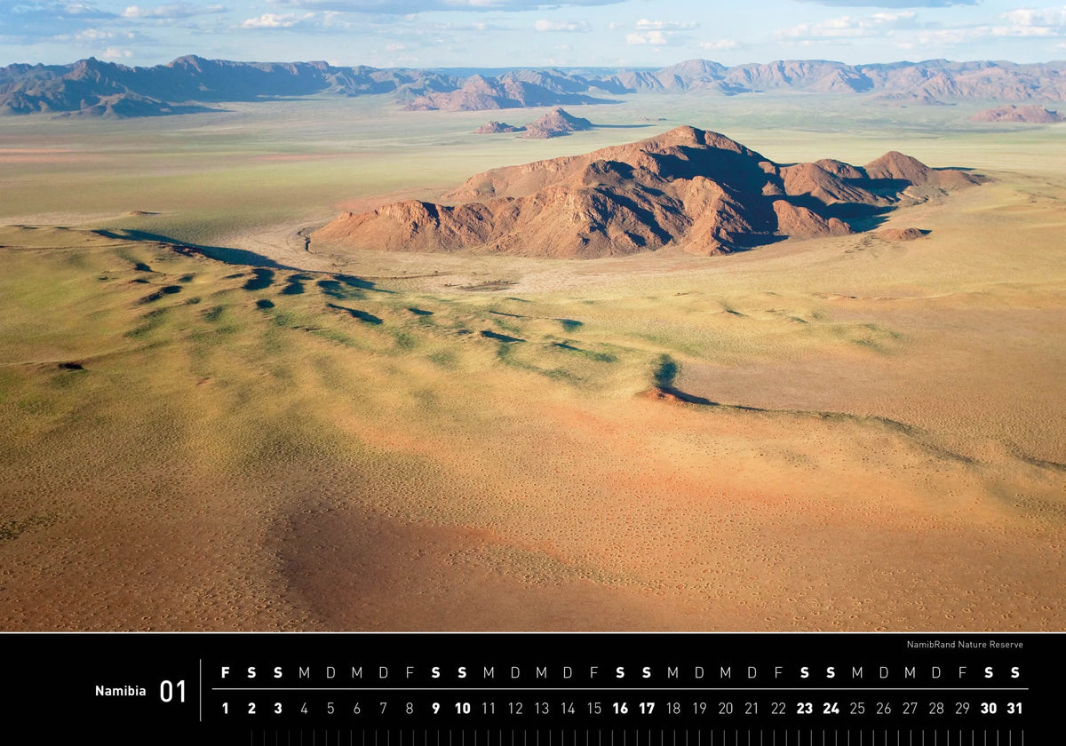 Namibia Premiumkalender 2027 – Ansicht