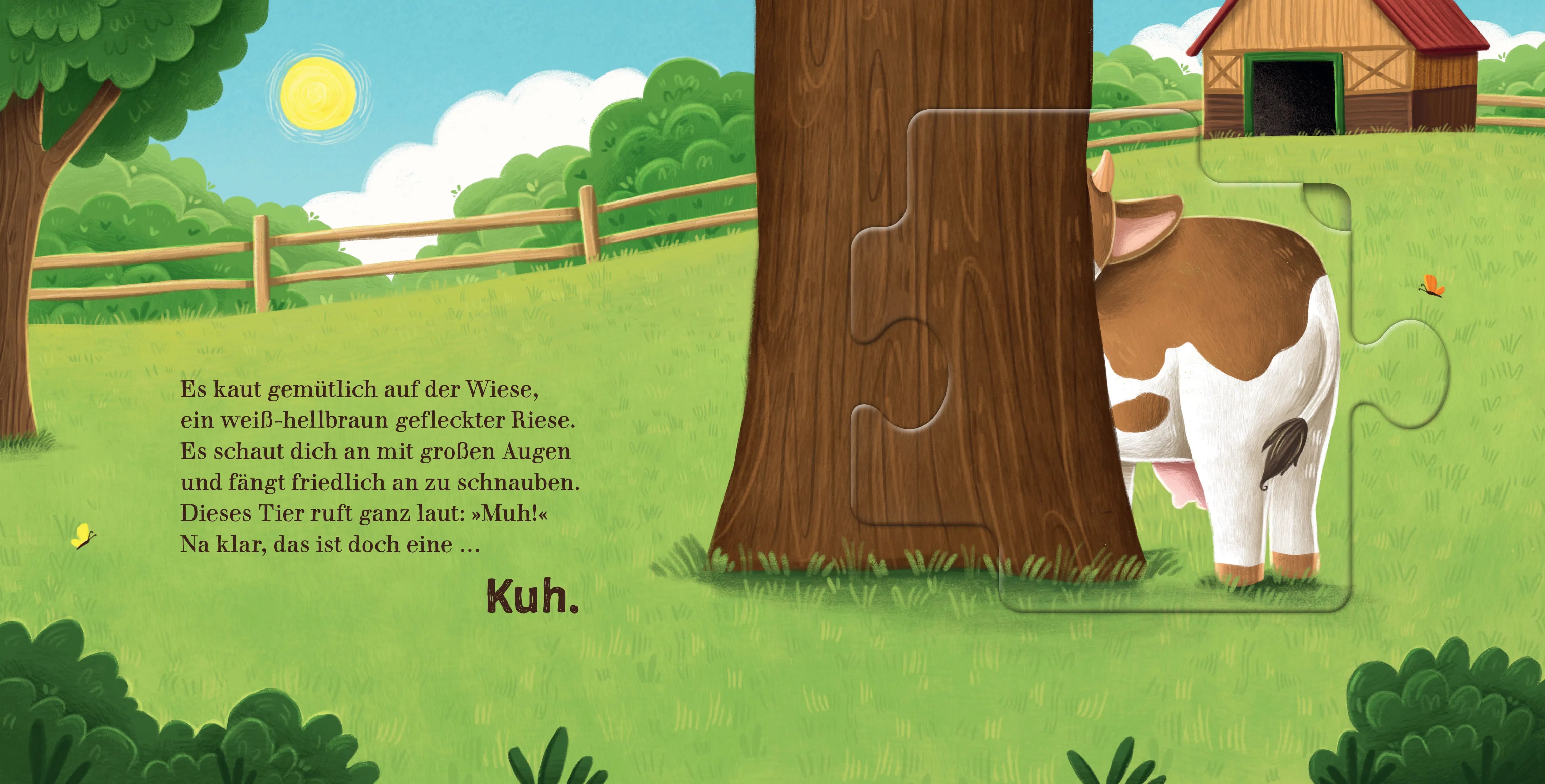 Sophie Schoenwald - Nanu, welches Tier versteckt sich hier? Ein Bauernhof-Puzzle-Buch