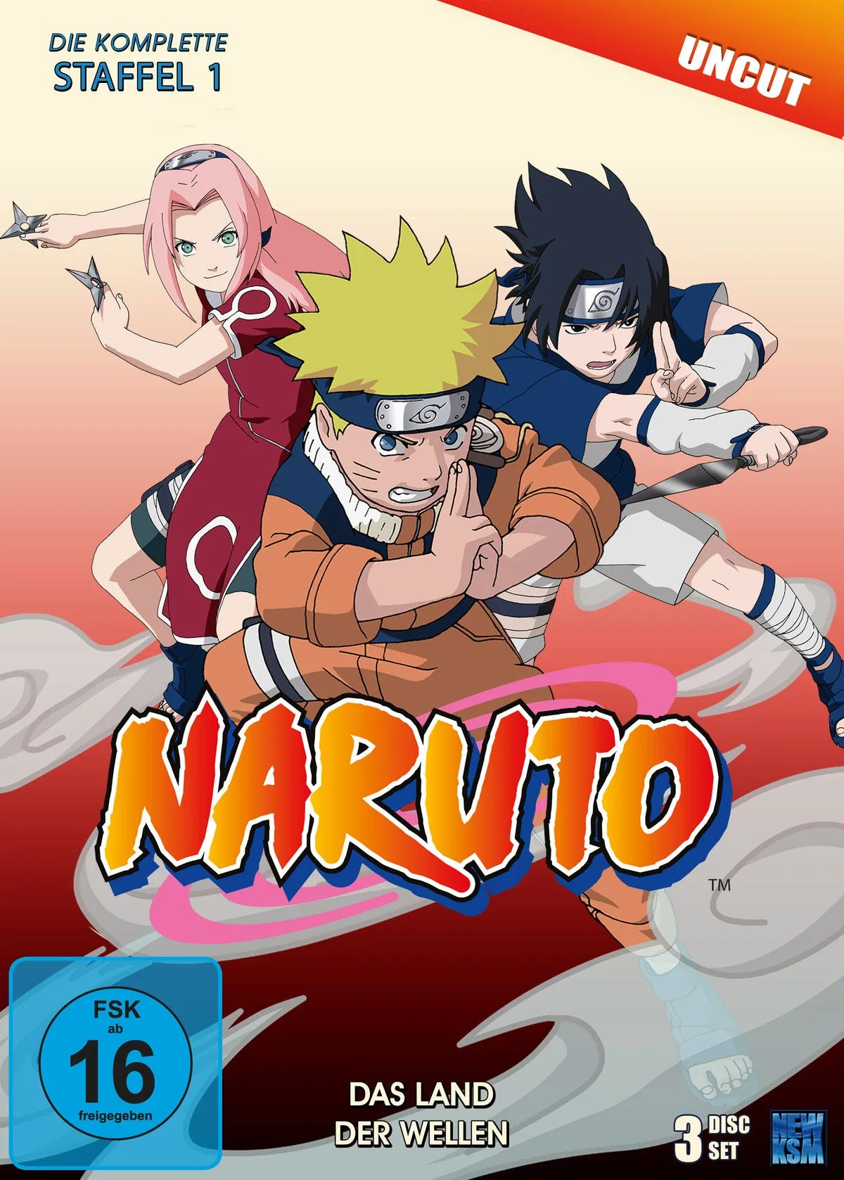 Naruto - Die komplette St. 1 - Uncut  [3 DVDs] - DVD