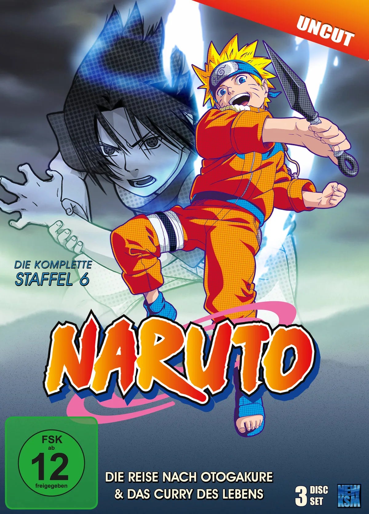 Naruto - Die komplette St. 6 - Uncut  [3 DVDs] - DVD
