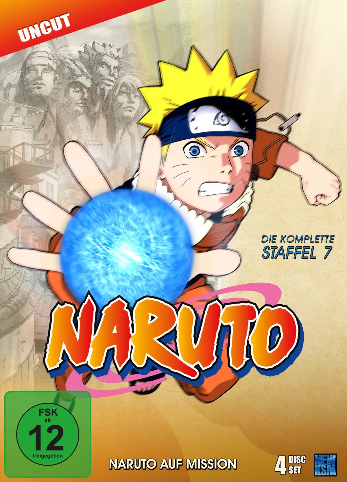 Naruto - Die komplette St. 7 - Uncut  [4 DVDs] - DVD