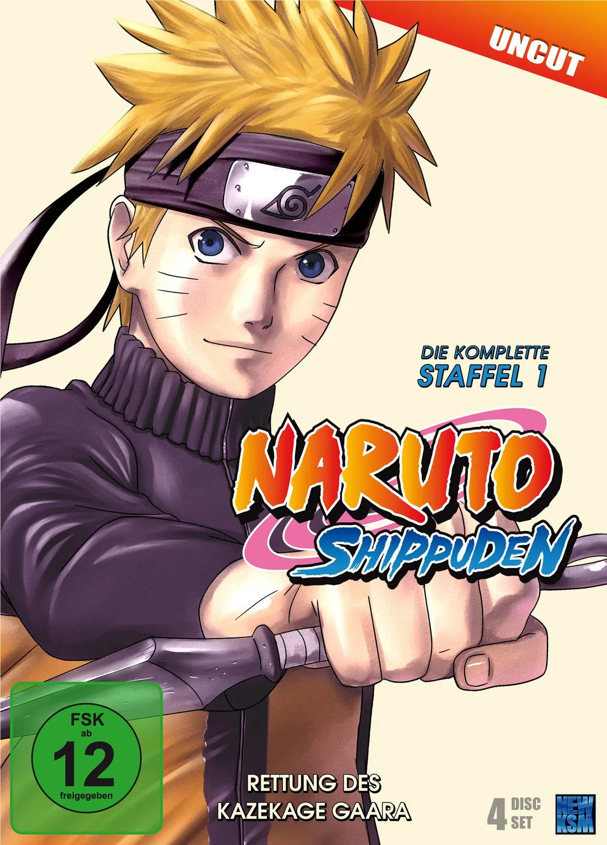 Naruto Shippuden - Staffel 1 - Uncut  [4 DVDs] - DVD