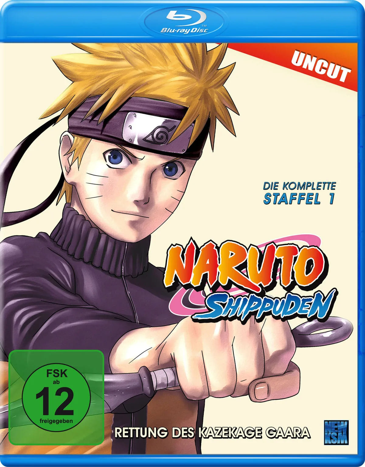 Naruto Shippuden - Staffel 1 - Uncut - Blu-ray Disc