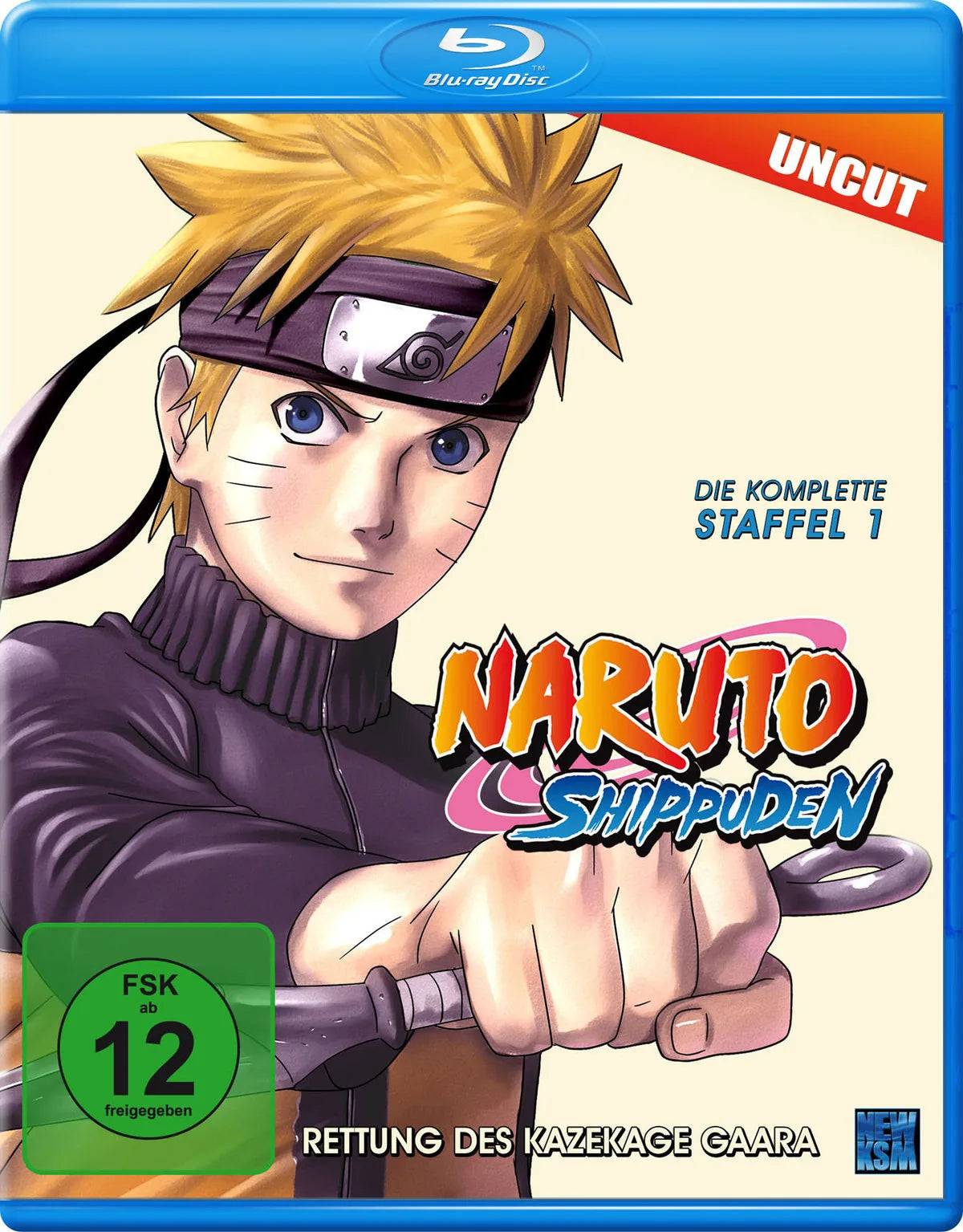 Naruto Shippuden - Staffel 1 - Uncut - Blu-ray Disc